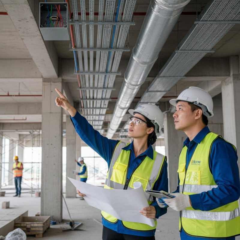 Các hệ thống MEP được thiết kế tinh vi tạo nên không gian sống và làm việc tiện nghi, an toàn và thẩm mỹ trong mọi công trình.