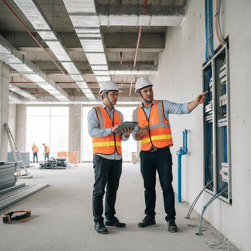 Giám sát chặt chẽ quá trình thi công và lắp đặt để đảm bảo chất lượng hệ thống M&E.