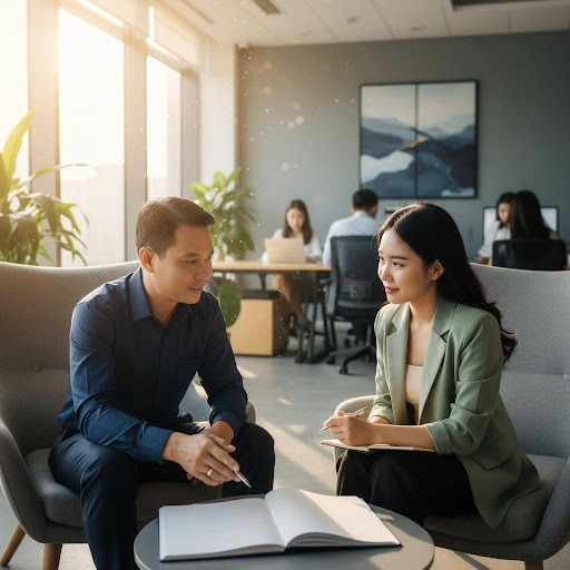 Xây dựng mạng lưới và học hỏi từ những người đi trước là yếu tố quan trọng trong lộ trình phát triển sự nghiệp bền vững.