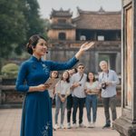 Hướng dẫn viên du lịch là cầu nối sống động, mang câu chuyện văn hóa Việt đến gần hơn với du khách.